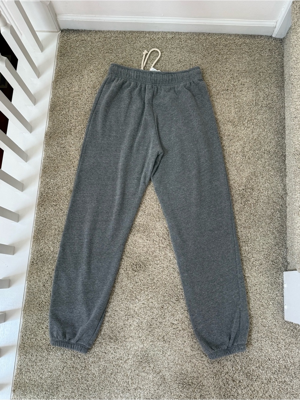 NWT PerfectWhiteTee Michelle Cotton Fleece Sweatpants Size S - Picture 3 of 4